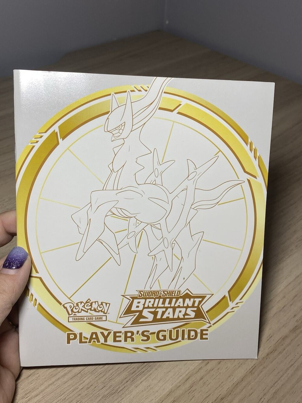 Pokemon TCG Sword & Shield Brilliant Stars ETB Player's Guide Book Arceus